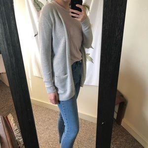 OLD NAVY light gray cardigan